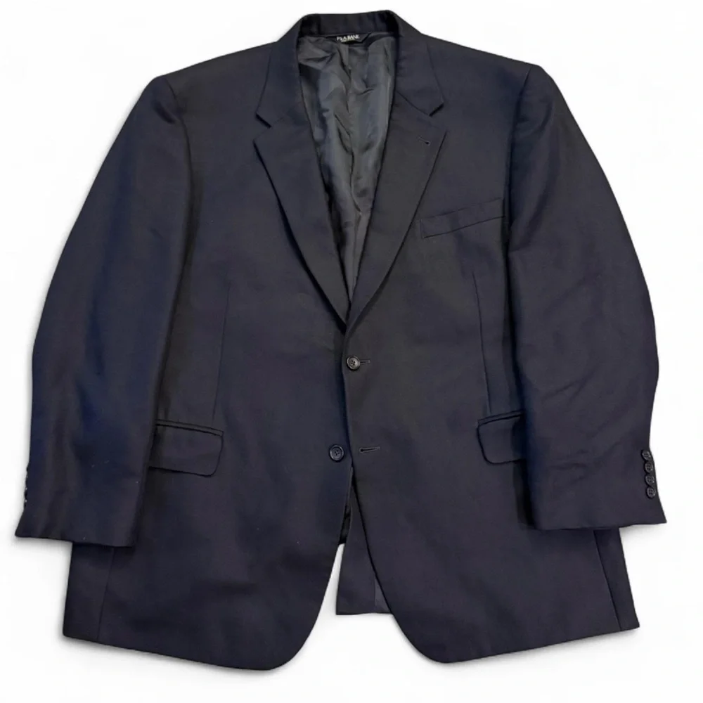 Jos. A Bank Dark Blue Suit Jacket Blazer Silk and Camelhair Size 48R